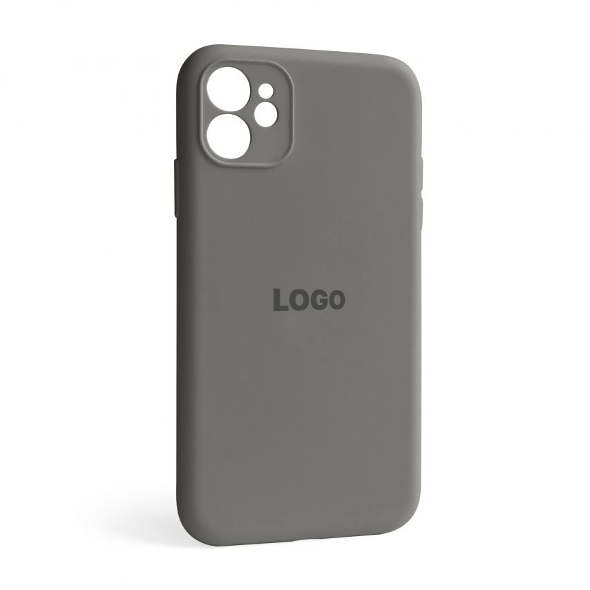 Чохол Full Silicone Case для Apple iPhone 11 dark brown (75) закрита камера