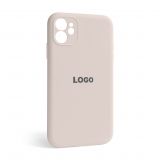 Чохол Full Silicone Case для Apple iPhone 12 grey pink (73) закрита камера