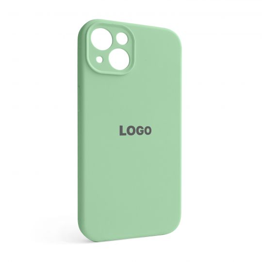 Чехол Full Silicone Case для Apple iPhone 13 pistachio (71) закрытая камера