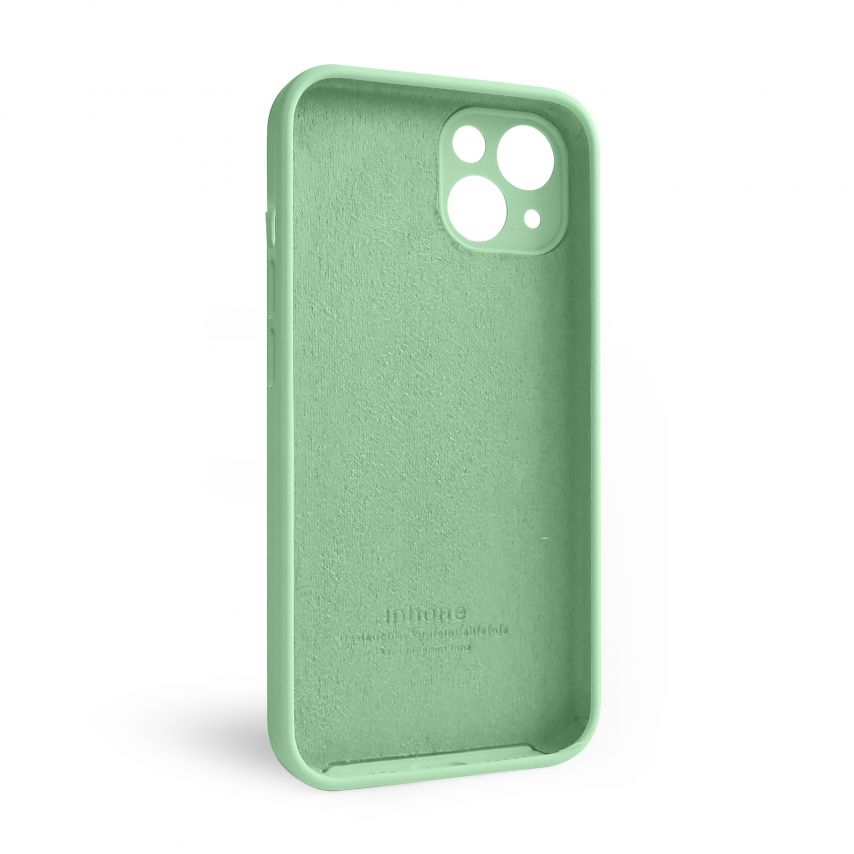 Чехол Full Silicone Case для Apple iPhone 13 pistachio (71) закрытая камера