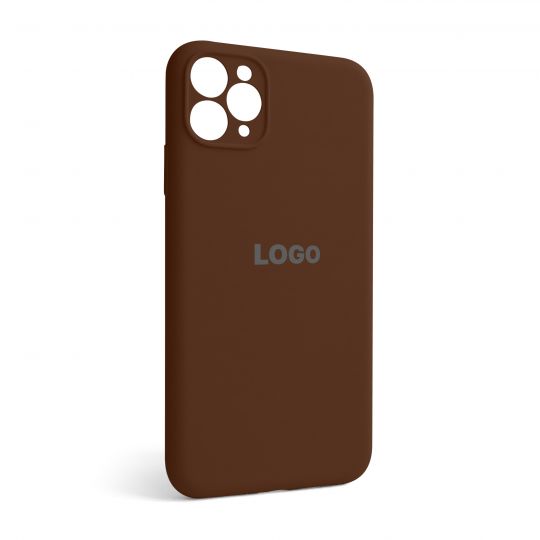 Чехол Full Silicone Case для Apple iPhone 11 Pro Max dark brown (75) закрытая камера - купить за 221.50 грн в Киеве, Украине