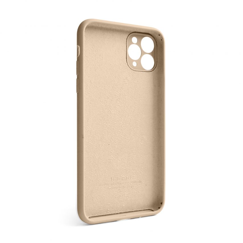 Чехол Full Silicone Case для Apple iPhone 11 Pro Max desert gold (76) закрытая камера