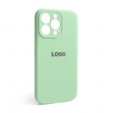 Чехол Full Silicone Case для Apple iPhone 13 Pro pistachio (71) закрытая камера