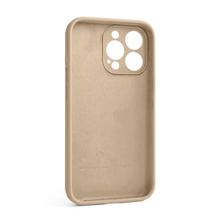 Чехол Full Silicone Case для Apple iPhone 13 Pro desert gold (76) закрытая камера