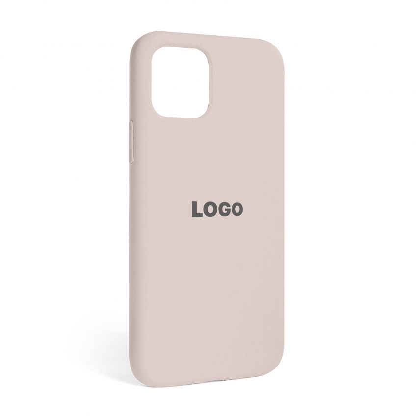 Чехол Full Silicone Case для Apple iPhone 12, 12 Pro grey pink (73)