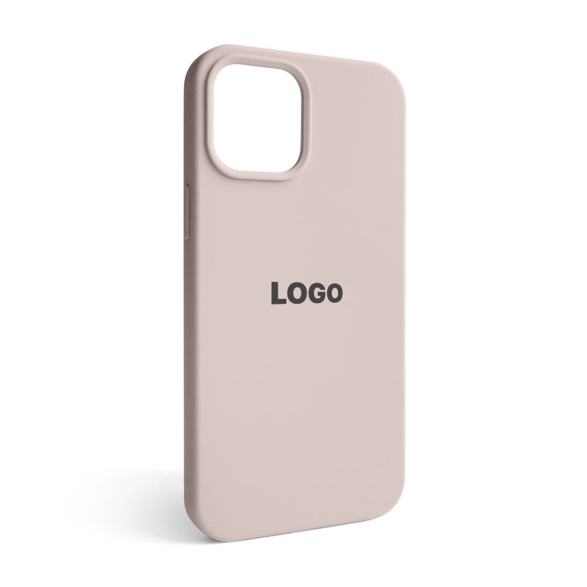 Чехол Full Silicone Case для Apple iPhone 12 Pro Max grey pink (73)