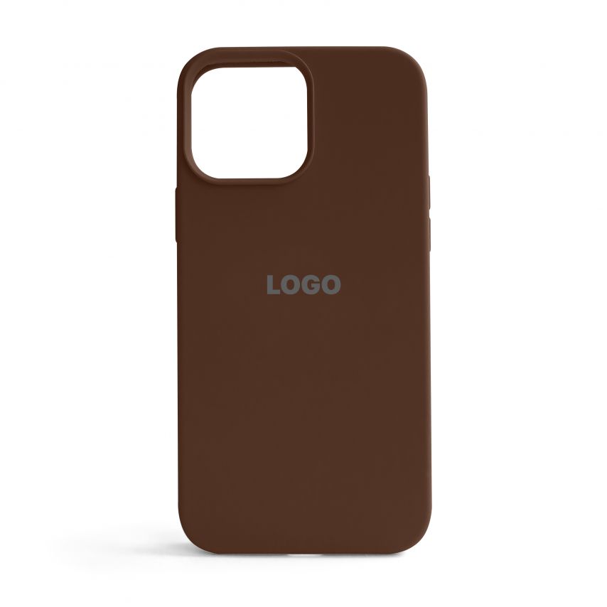 Чехол Full Silicone Case для Apple iPhone 13 Pro Max dark brown (75)