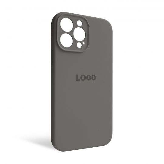 Чехол Full Silicone Case для Apple iPhone 13 Pro Max titanium grey (74) закрытая камера - купить за 221.50 грн в Киеве, Украине