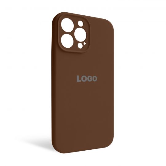Чохол Full Silicone Case для Apple iPhone 13 Pro Max dark brown (75) закрита камера - купити за 221.50 грн у Києві, Україні