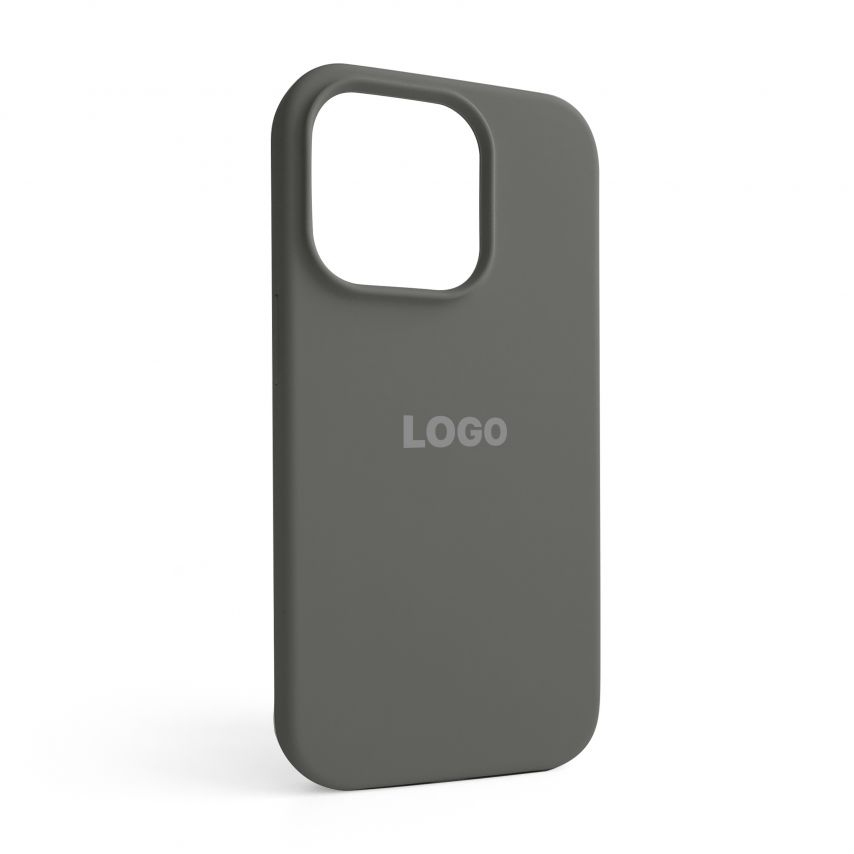 Чехол Full Silicone Case для Apple iPhone 14 Pro titanium grey (74)