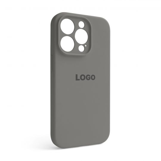 Чехол Full Silicone Case для Apple iPhone 14 Pro titanium grey (74) закрытая камера - купить за 221.50 грн в Киеве, Украине
