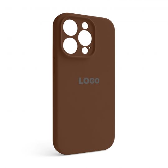 Чехол Full Silicone Case для Apple iPhone 14 Pro dark brown (75) закрытая камера - купить за 221.50 грн в Киеве, Украине