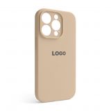 Чехол Full Silicone Case для Apple iPhone 14 Pro desert gold (76) закрытая камера