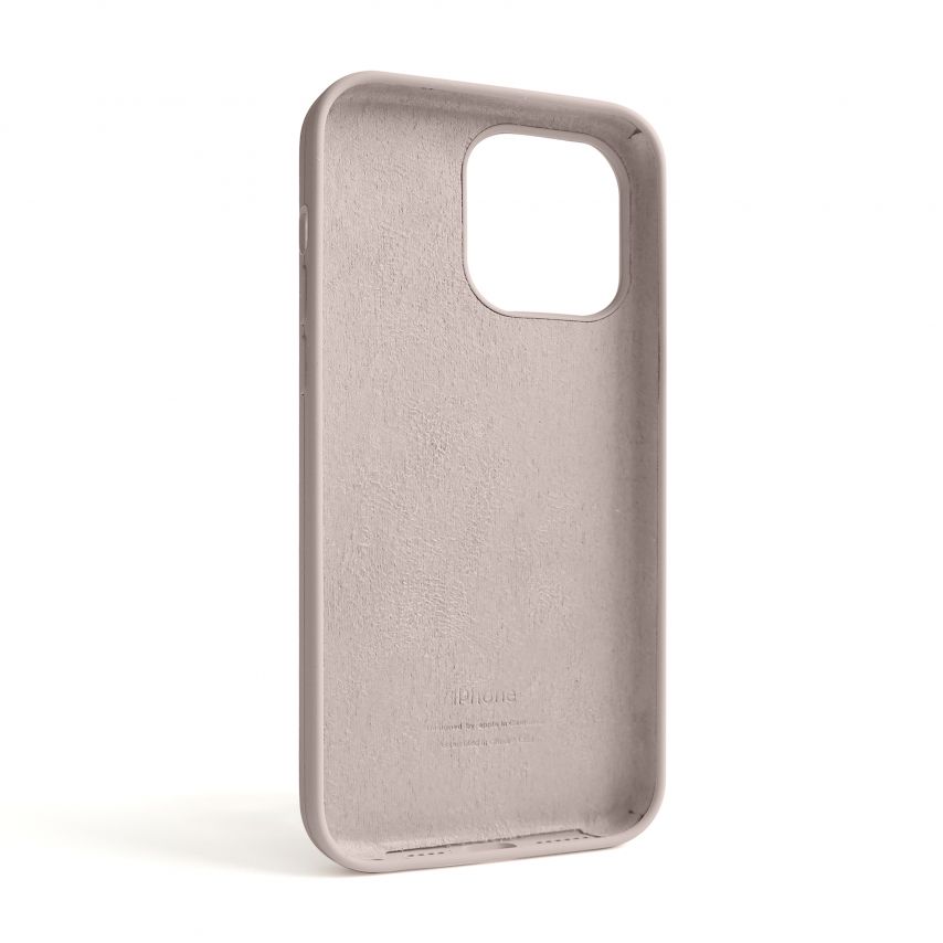 Чехол Full Silicone Case для Apple iPhone 14 Pro Max grey pink (73)
