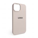 Чехол Full Silicone Case для Apple iPhone 15 grey pink (73)