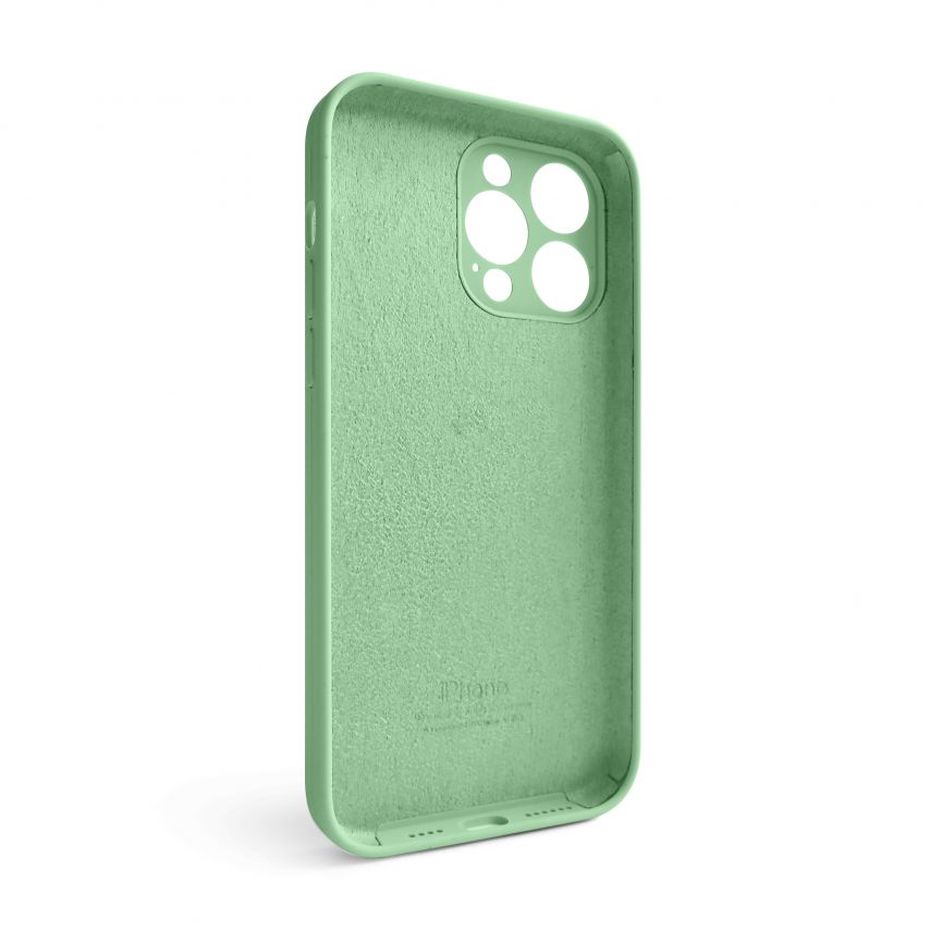 Чохол Full Silicone Case для Apple iPhone 15 Pro Max pistachio (71) закрита камера