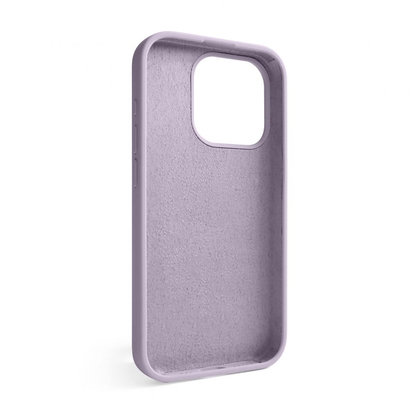 Чехол Full Silicone Case для Apple iPhone 15 Pro lilac purple (72)
