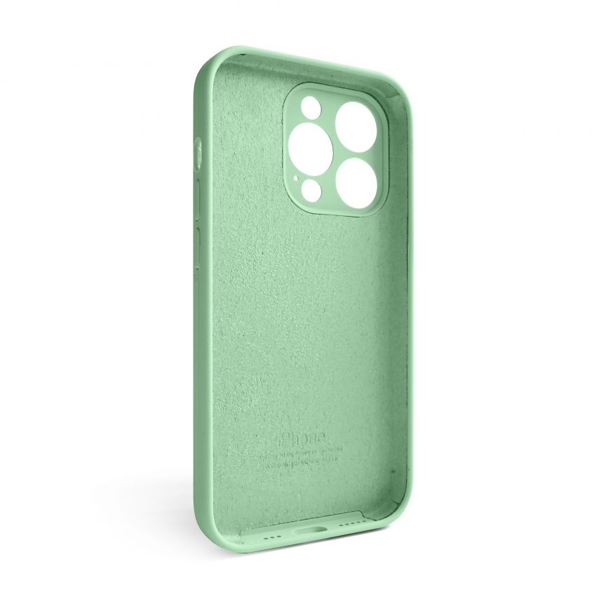Чохол Full Silicone Case для Apple iPhone 15 Pro pistachio (71) закрита камера