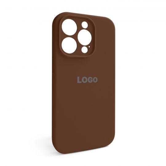 Чехол Full Silicone Case для Apple iPhone 15 Pro dark brown (75) закрытая камера - купить за 221.50 грн в Киеве, Украине