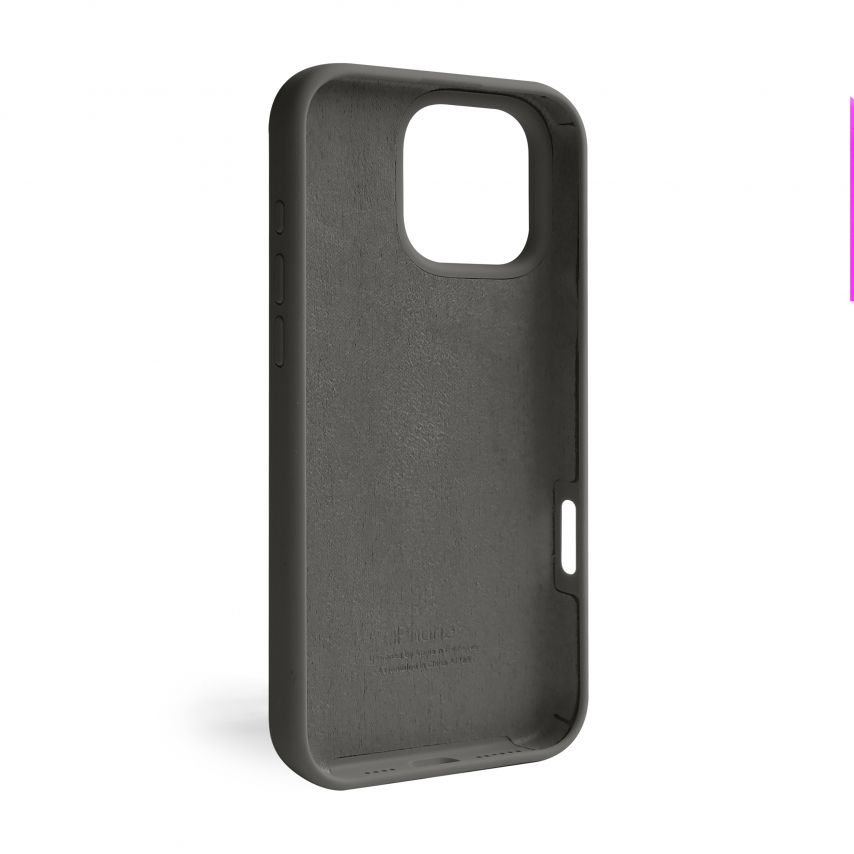Чохол Full Silicone Case для Apple iPhone 16 Pro Max titanium grey (74)