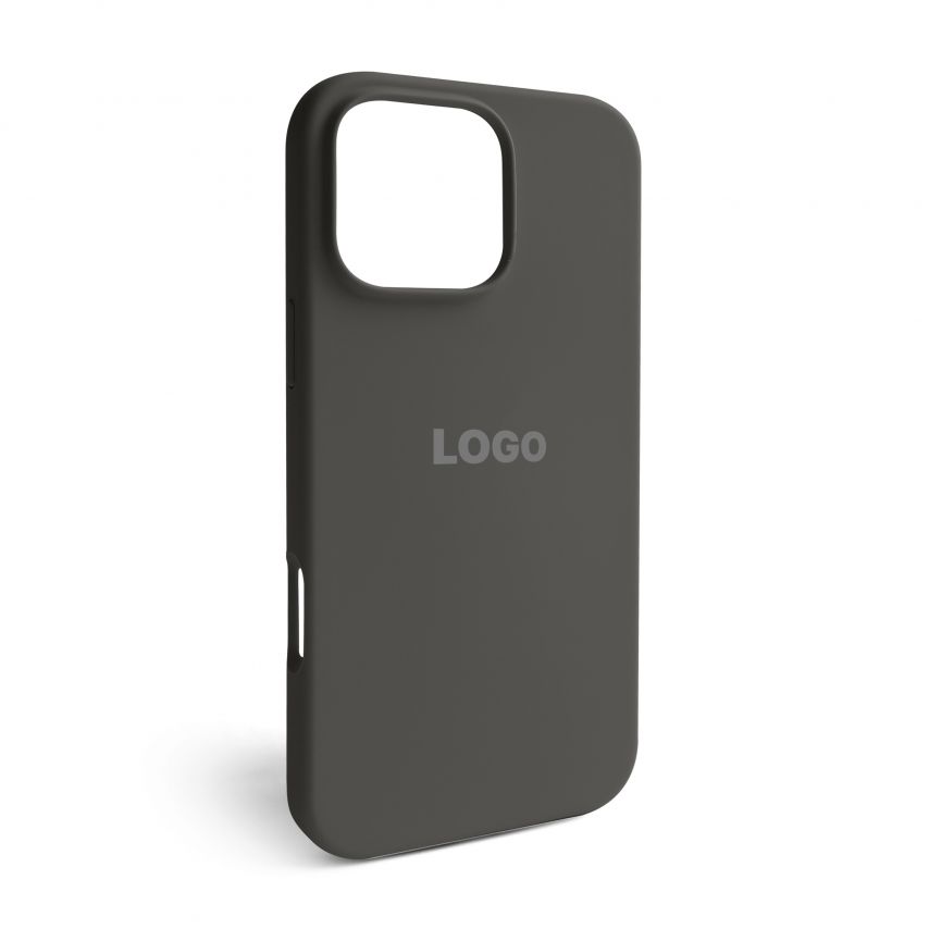 Чохол Full Silicone Case для Apple iPhone 16 Pro Max titanium grey (74)