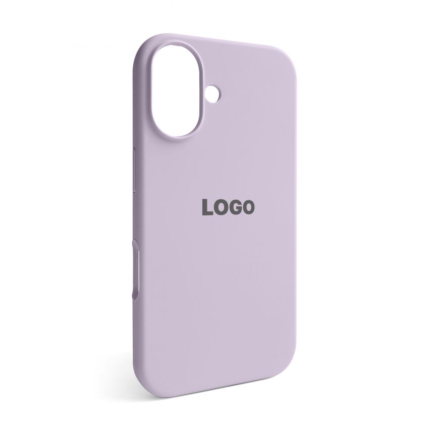 Чехол Full Silicone Case для Apple iPhone 16 lilac purple (72)