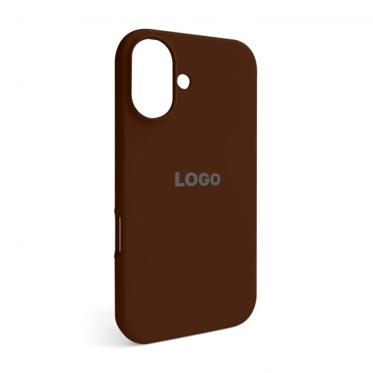 Чохол Full Silicone Case для Apple iPhone 16 dark brown (75) - купити за 221.50 грн у Києві, Україні