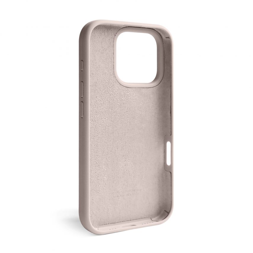 Чехол Full Silicone Case для Apple iPhone 16 Pro grey pink (73)