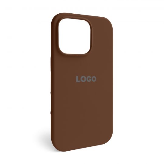 Чохол Full Silicone Case для Apple iPhone 16 Pro dark brown (75) - купити за 221.50 грн у Києві, Україні