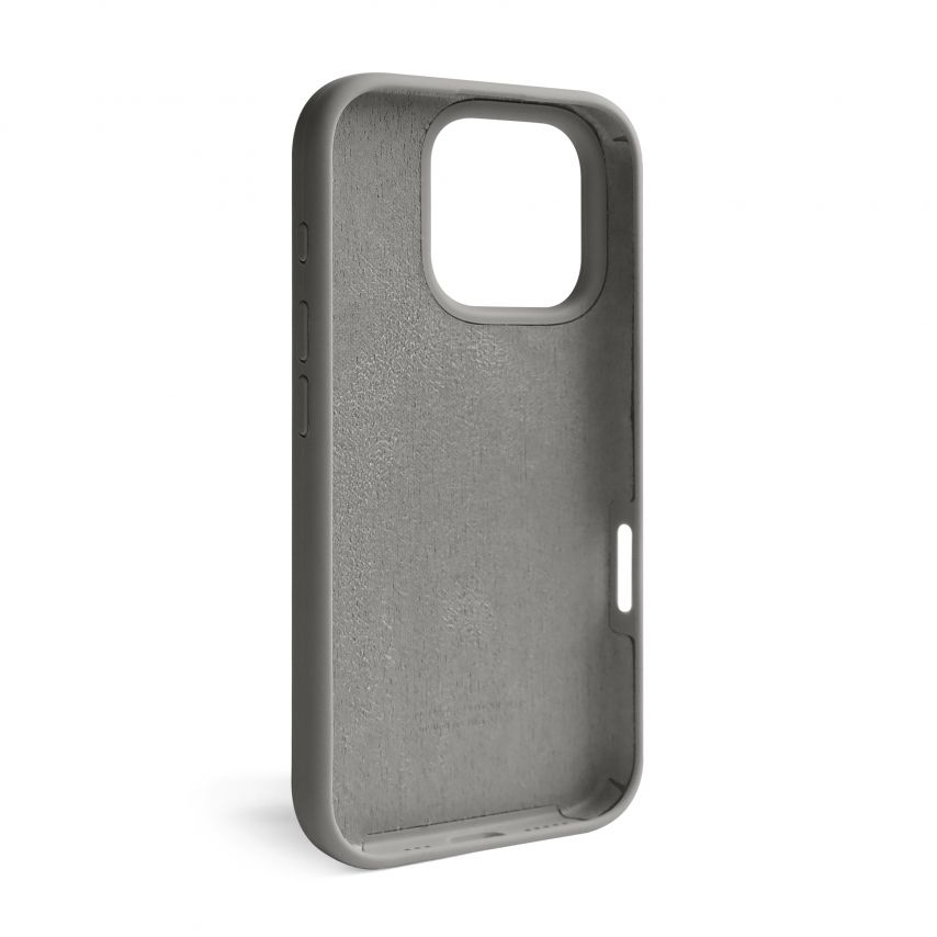 Чехол Full Silicone Case для Apple iPhone 16 Pro titanium grey (74)