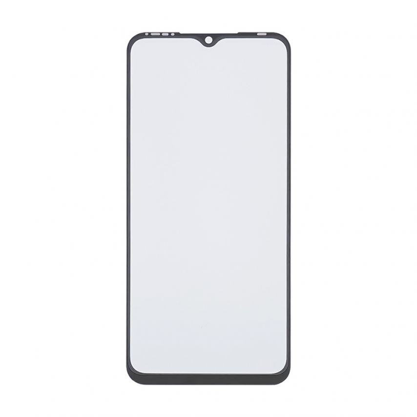 Стекло дисплея для переклейки Tecno Spark 7 (KF6), Spark 7 Go (KF6M) с OCA-пленкой black Original Quality