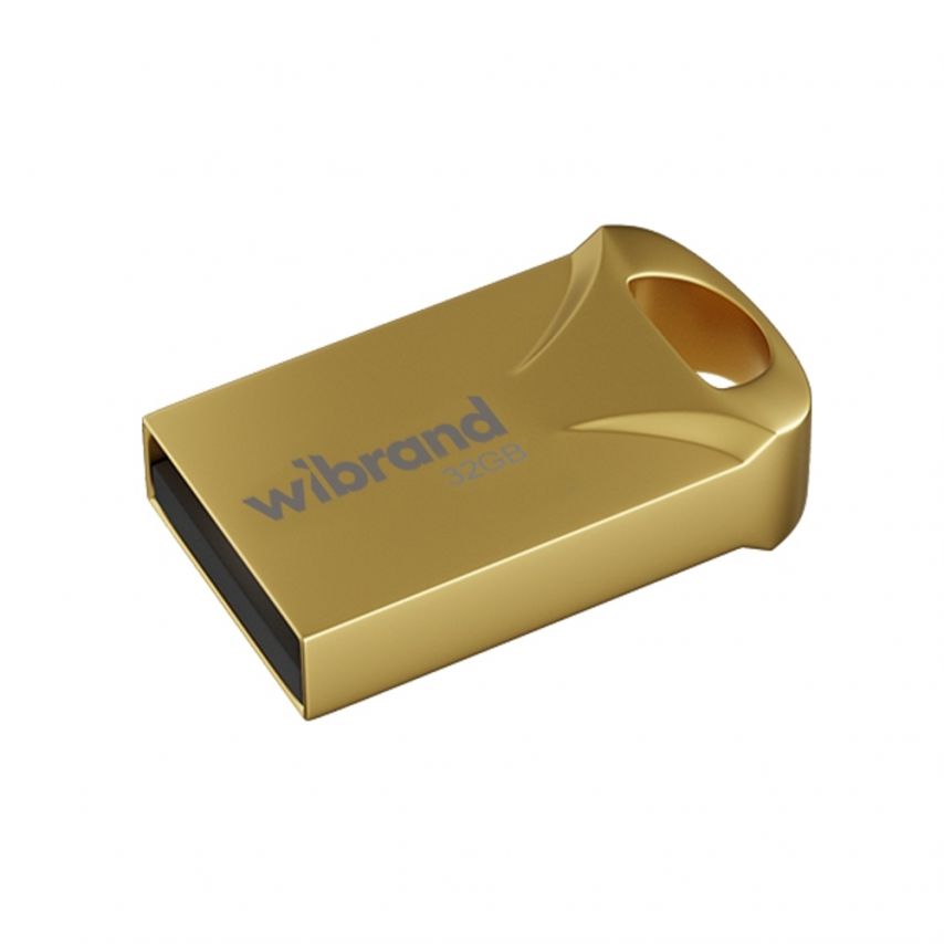 Флеш-память USB Wibrand Hawk 32GB USB 2.0 gold