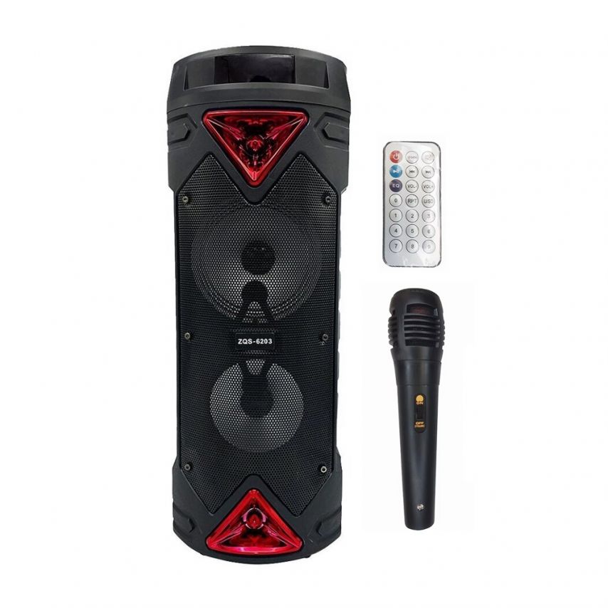 Портативна колонка ZQS6203 25W red