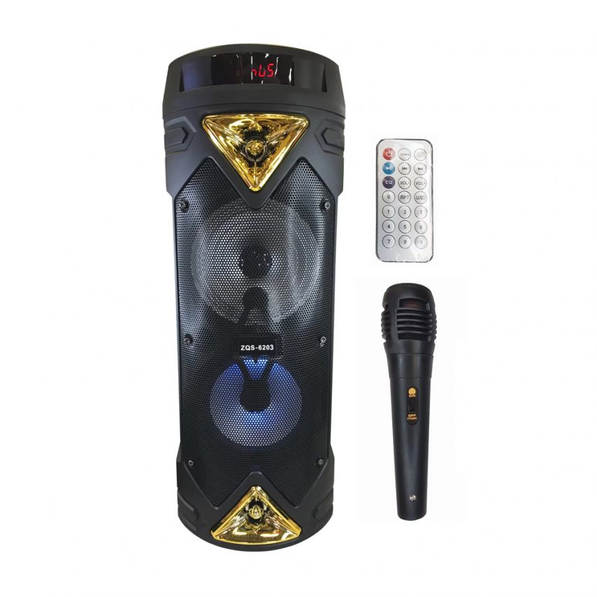 Портативна колонка ZQS6203 25W gold