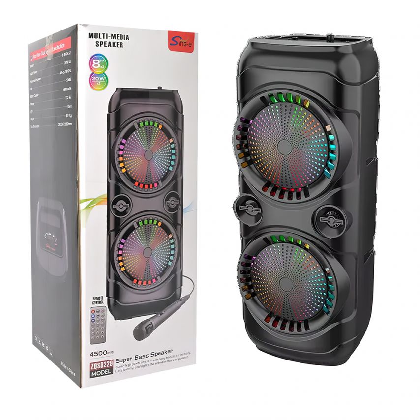 Портативна колонка ZQS8229 30W black
