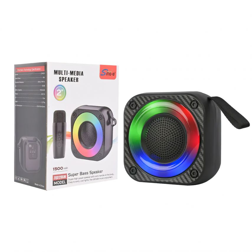 Портативна колонка ZQS1205W 8W black