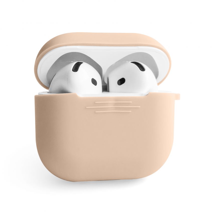 Чехол для AirPods 4 Slim pink sand (02)