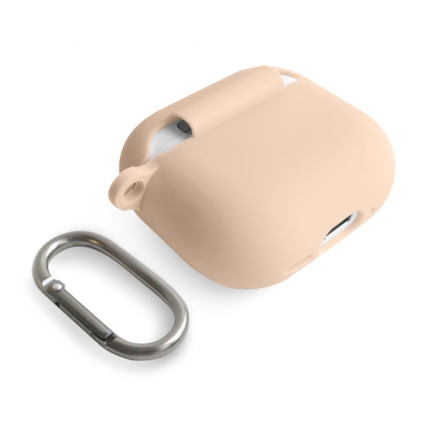 Чехол для AirPods 4 Slim pink sand (02)
