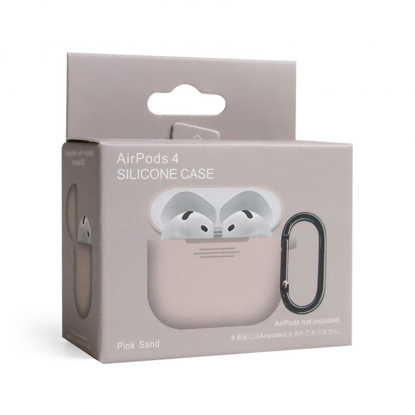 Чехол для AirPods 4 Slim pink sand (02)