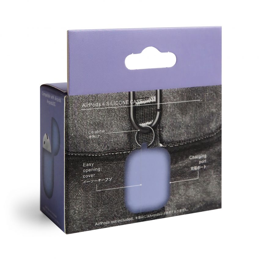 Чехол для AirPods 4 Slim purple (07)