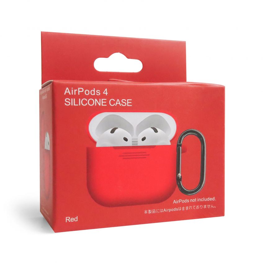Чехол для AirPods 4 Slim red (08)