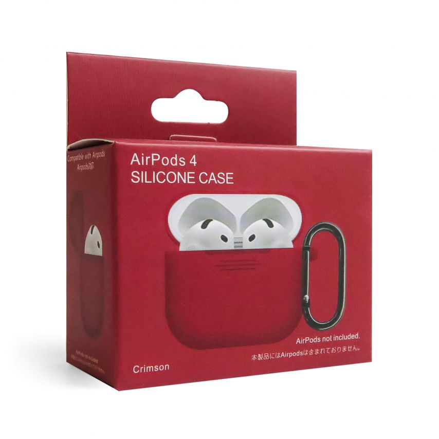 Чохол для AirPods 4 Slim crimson (09)