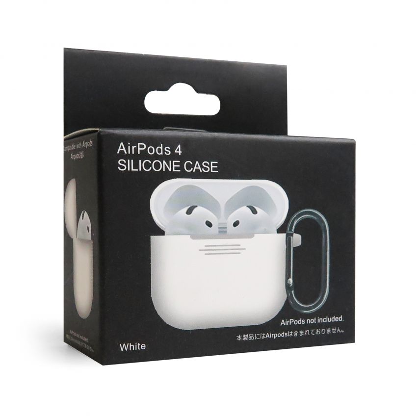 Чохол для AirPods 4 Slim white (11)