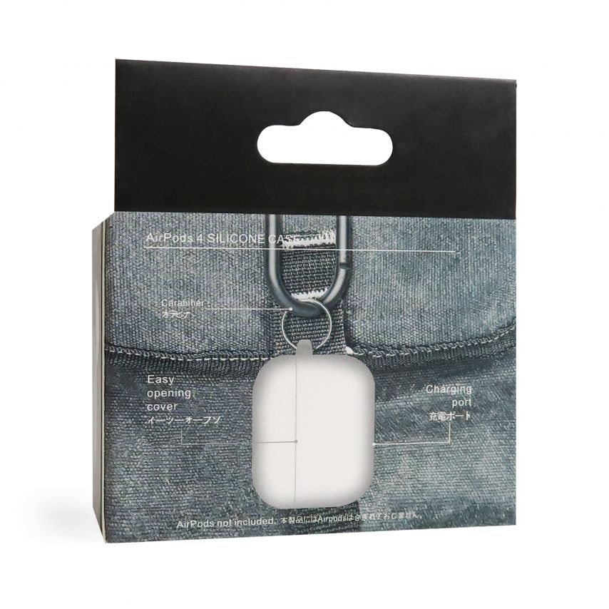 Чохол для AirPods 4 Slim white (11)