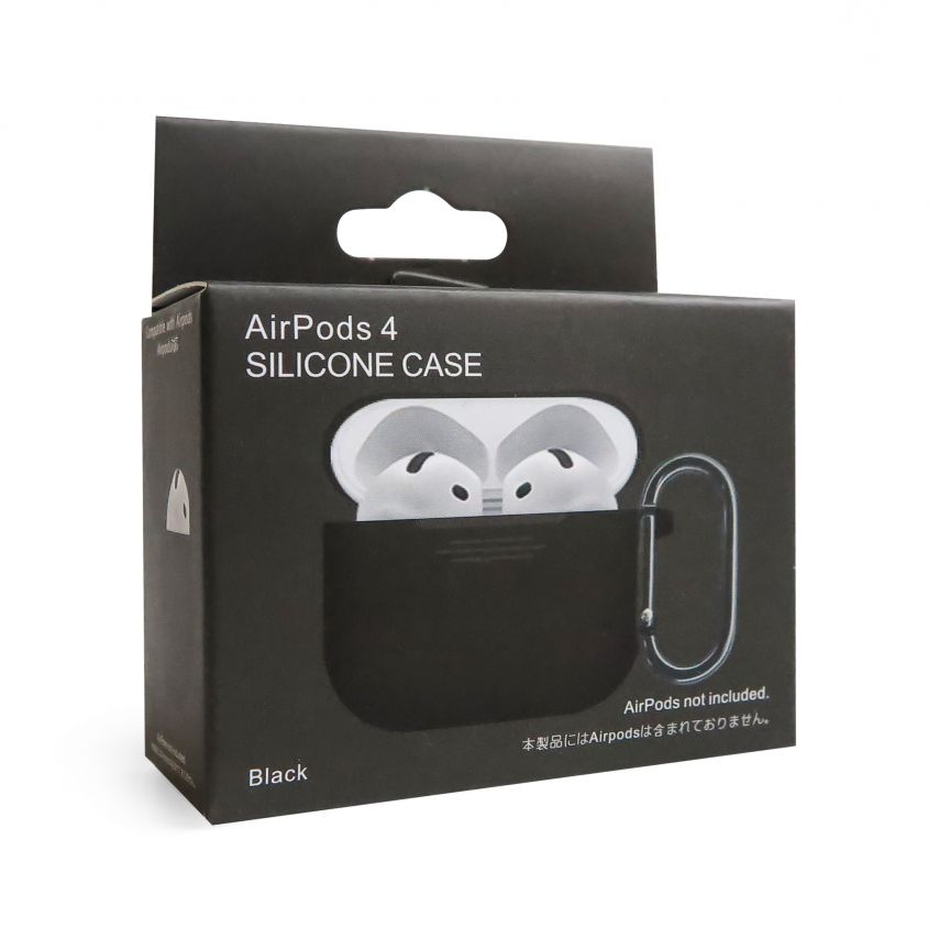 Чехол для AirPods 4 Slim black (12)