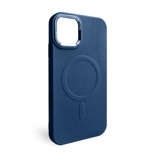 Чехол с функцией MagSafe Textured для Apple iPhone 11 blue (05)