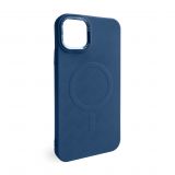 Чохол з функцією MagSafe Textured для Apple iPhone 13 Pro Max blue (05)