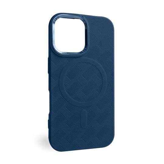 Чохол з функцією MagSafe Textured для Apple iPhone 16 blue (05) - купити за 199.35 грн у Києві, Україні