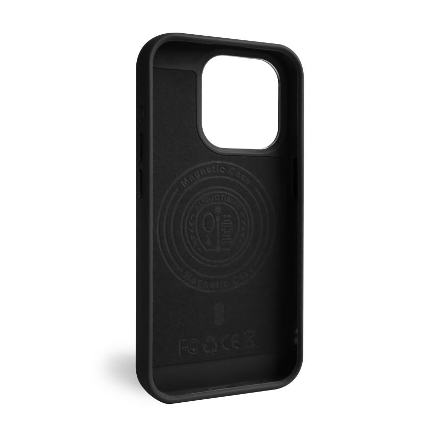 Чохол з функцією MagSafe Textured для Apple iPhone 16 Pro black (03)