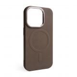 Чохол з функцією MagSafe Textured для Apple iPhone 16 Pro brown (02)